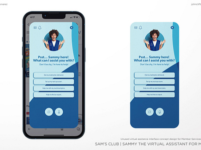 Sam's Club | Sammy The Virtual Assistant AI App for Mobile ai app artificialintelligence branding design digital flat graphic design illustration interactive logo marketing mobile sales samsclub typography uidesign uiux vector virtualassistant