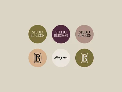 Studio Burgoon IV branding identity interior design logo social media typography