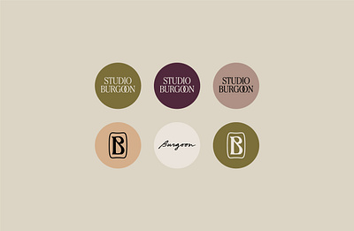 Studio Burgoon IV branding identity interior design logo social media typography