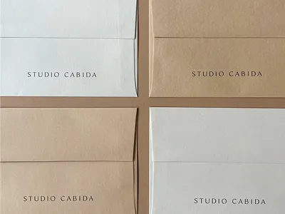 Studio Cabida I branding collateral identity interior design photography print stationery typography