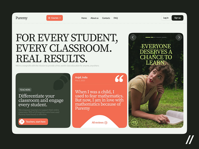 Browse thousands of Educational Website images for design inspiration ...