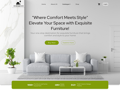 Furniture E-commerce Website contemporarydesign curatedfurniture elevateyourspace exquisitedesigns furniture furniture e commerce furniture website furnitureideas furnitureinspiration interiorinspiration logo luxuryfurniture personalizeddesign stylishhome transformyourhome ui