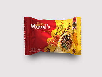 brand identity and Masala Candy packaging design 3d box packaging branding candy packaging graphic design packaging design product packaging