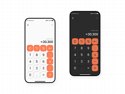 Calculator ui design app calculator clean design illustration interface mobile solution ui user experience user interface ux