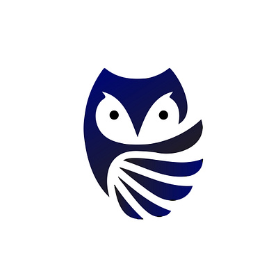 Owl gradiant logo animation branding design graphic design illustration logo typography