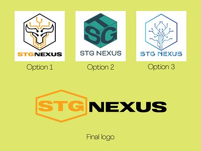 STG Nexus Logo branding design graphic design illustration logo startup tech vector