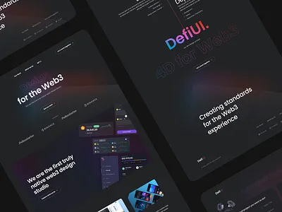 DefiUi - Design for web3 app branding design graphic design illustration inspiration interface design logo mobile mobile design typography ui uiux user centered user experience user interface ux vector web design webdesign