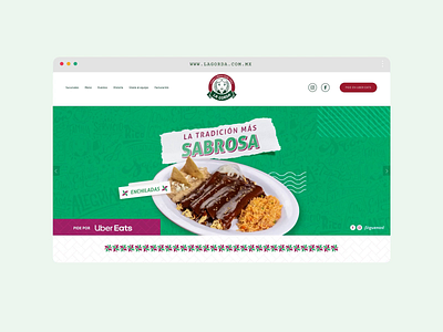 🍲 Website for La Gorda online restaurant web webdesign website