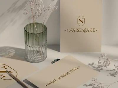 Naise Cake branding cake graphic design logo