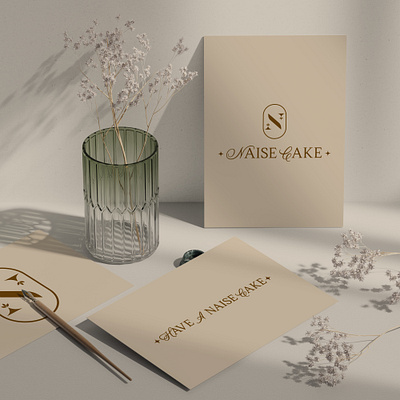 Naise Cake branding cake graphic design logo