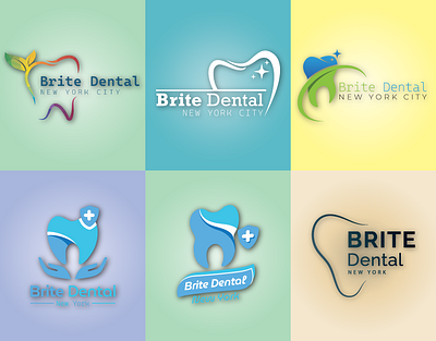 Brite Dental Logo branding branding design business logo company logo graphic design logo logo design logo maker minimalist logo modern stationery design typography