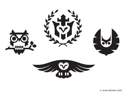 Owls for Paul Ibou branding bruner design design wisely designer graphic icon logo mike paul ibou vector