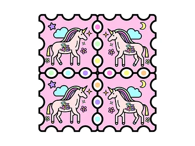 PONY ON ACID abstact branding design graphic design illustration logo pattern vector