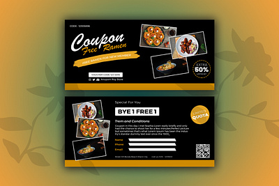 Coupon/Gift Card Design banner banner design branding coupon coupon design cupon cupon design design events poster facebook banner flyer food poster gift card graphic design instagram post poster print design rollup social media post twitter banner