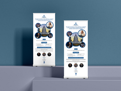 NCSL BANNER agency banner business conference corporate creative design free psd graphic illustrator marketing modern photoshop professional roller rollup standee x banner