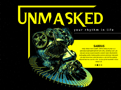UNMASK Rhythm conceptual design design designtrends graphic design illustration illustrations music imagination moderntshirts poster t shirts