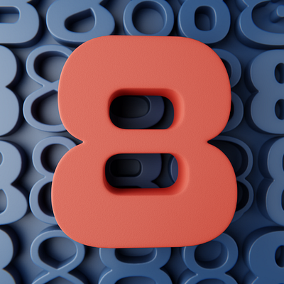 36 Days of Type: Eight 3d illustration type design typography