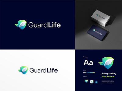 GuardLife app branding design graphic design logo vector