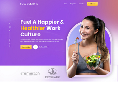 UI/UX design for FUEL CULTURE Company. 3d animation branding design graphic design illustration logo motion graphics ui vector