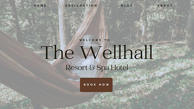 Resort | Spa | Hotel canva hotel product design resort responsive spa ui ux website