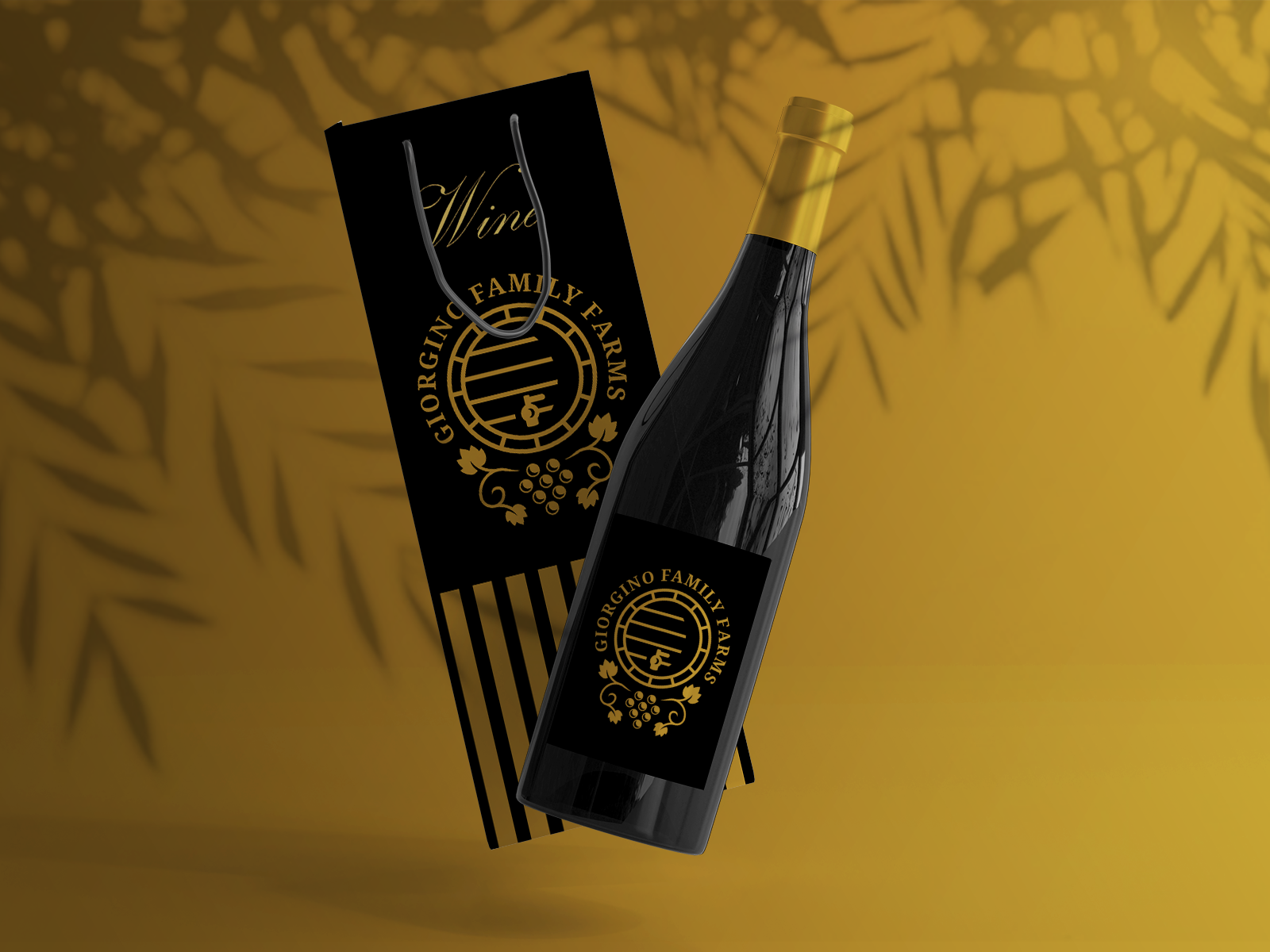 Giorgino Family Farms Logo Design logo luxury luxury logo vintage vintage logo wine wine logo