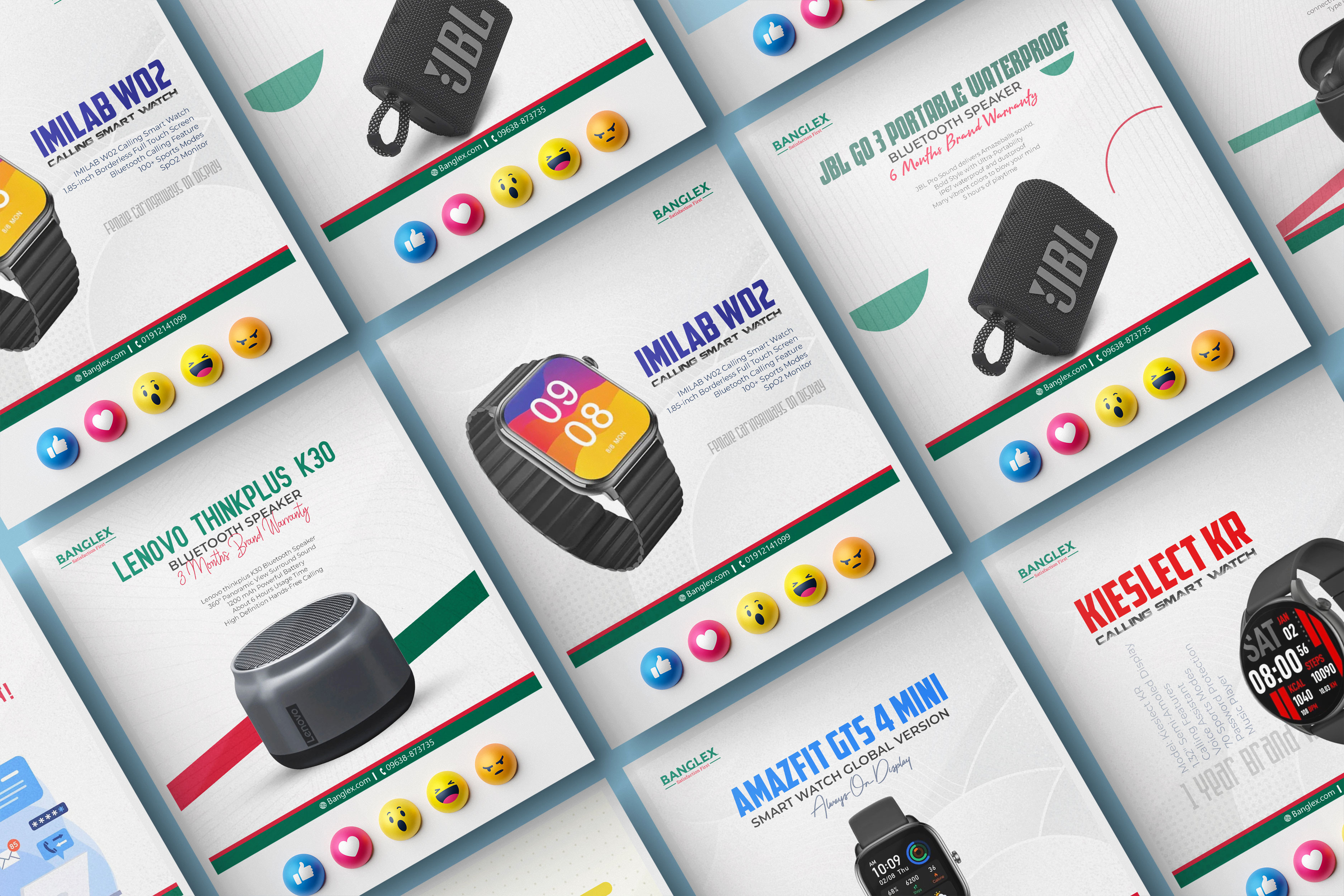 Smartphone Gadget Banner | Social Media Ads | efaysal 3d animation banner design black friday instagram branding design efaysal facebook facebook post design food banner graphic design graphicdesign illustration instagram post logo motion graphics social media social media design ui web banner