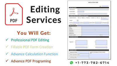 PDF Editing Services fillable form pdf pdf editing pdf form