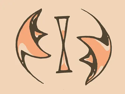 36 Days of Type O animal hour glass illustration manta ray ocean time typography water