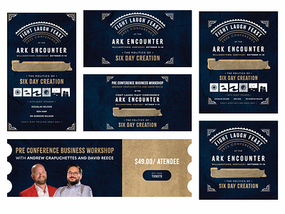 Ad Campaign Design for Ark Encounter Conference branding design graphic design illustration logo typography vector