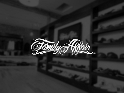 Family Affair Logo adobe illustrator brand branding changethethought colorado denver design graphic design hand drawn logo illustration lifestyle branding logo typography urban branding vector vector logo