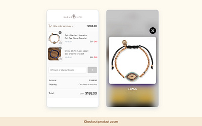 Karma & Luck - checkout product zoom