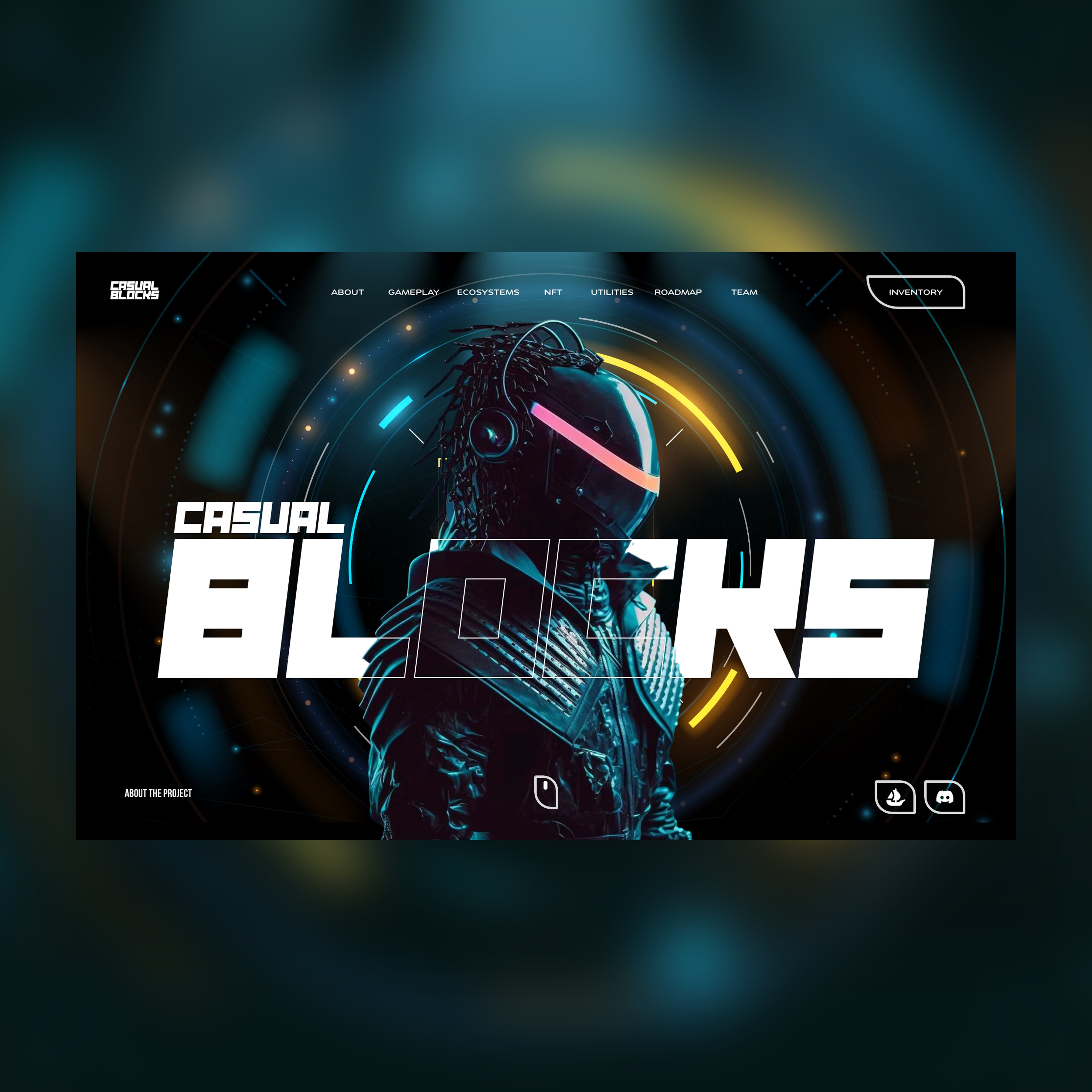 Casual Blocks Web Ui Design Landing blockchain crypto design graphic design illustration logo nft photography ui ui design ux ux design web 3 web design