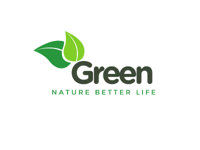 Green Nature better life logo branding design graphic design logo logo design logo for it company