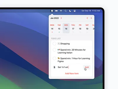 Simple TODO App for MacOS design desktop mac mac app ui uidesign user interface web