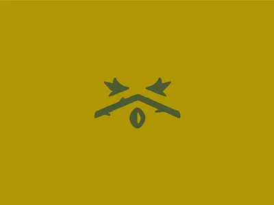 Brokenstraw 2023 brand design branding brokenstraw gold icon leaf logo outdoor pine yellow