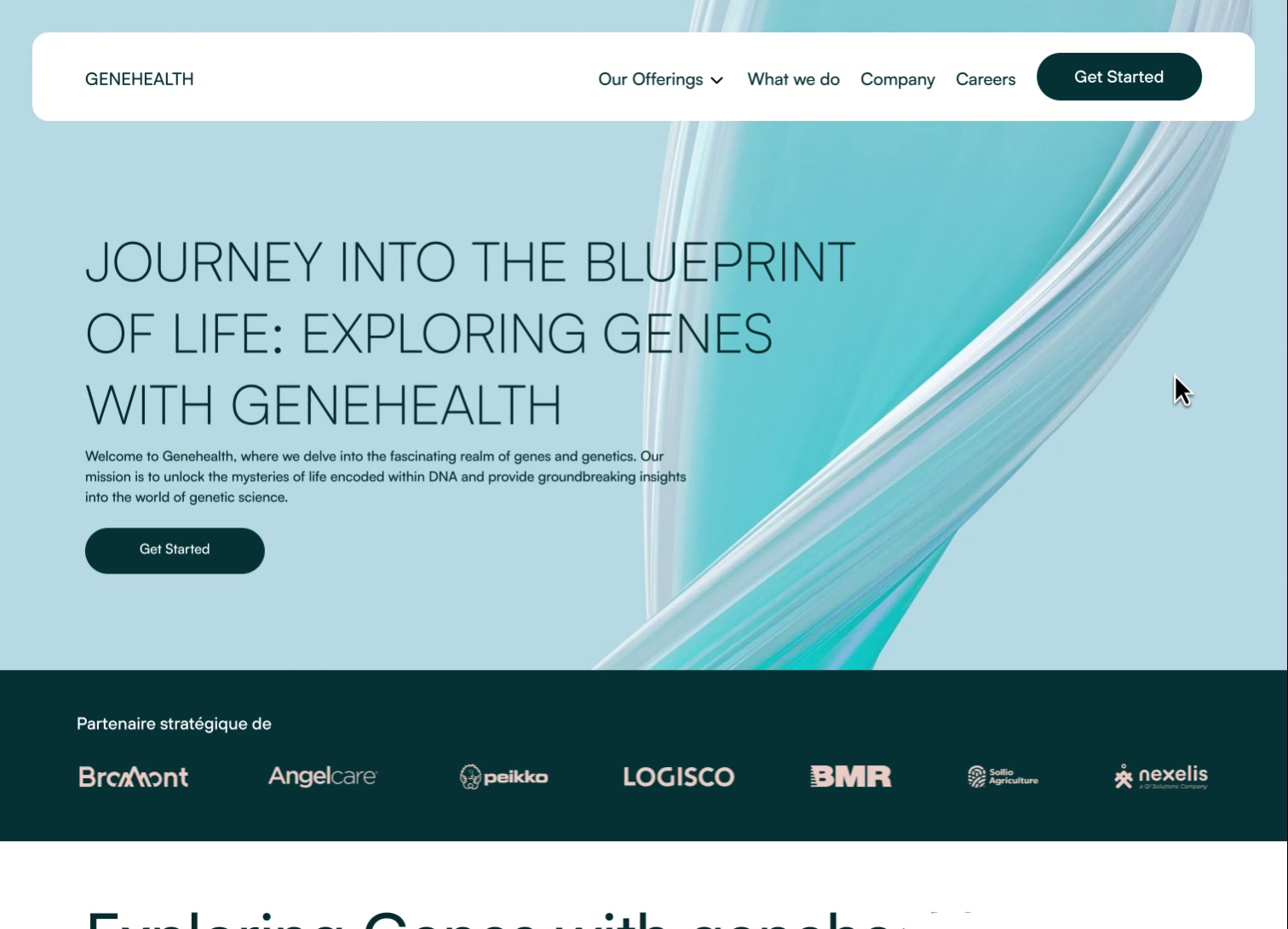 Bg animation and nav hover interaction by Kabir Anifowose on Dribbble