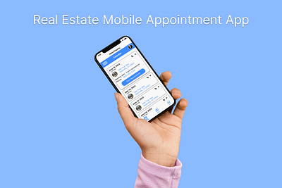 Real Estate Appointment App POC prototype ui ux