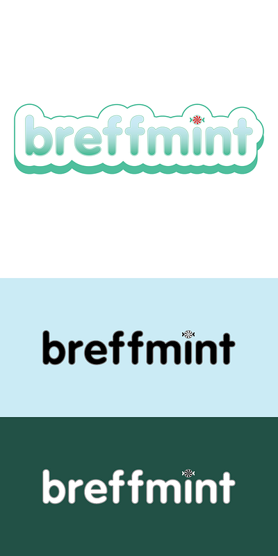 Breffmint branding design graphic design logo twitch typography vector