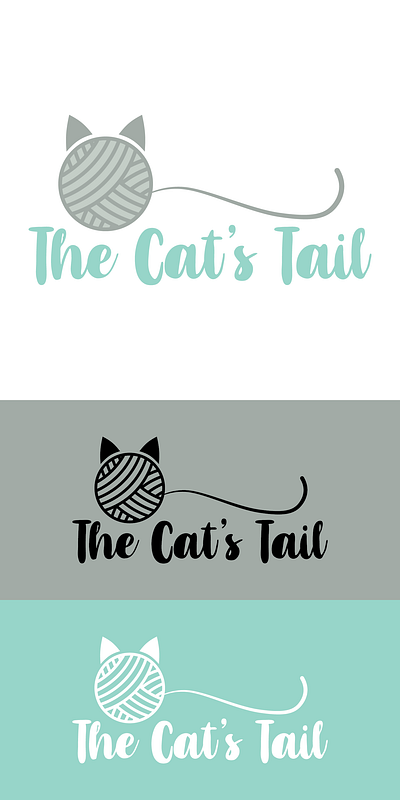 The Cat's Tail branding design graphic design logo typography vector