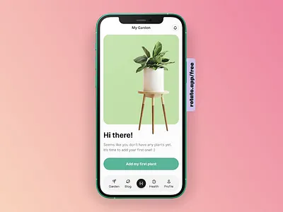 UX & UI Case for a Mobile App for smartly planting app application case design mobile plant planting ui uidesign ux uxcase uxdesign