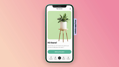 UX & UI Case for a Mobile App for smartly planting app application case design mobile plant planting ui uidesign ux uxcase uxdesign