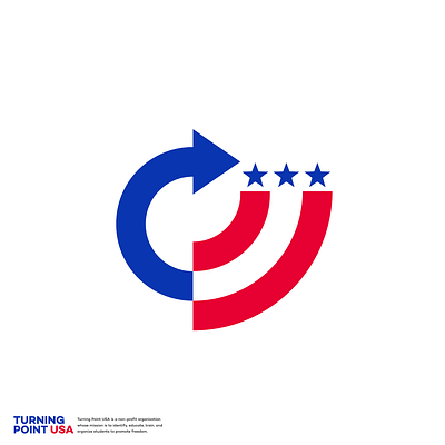 Turning Point USA branding design graphic design logo tpusa usa