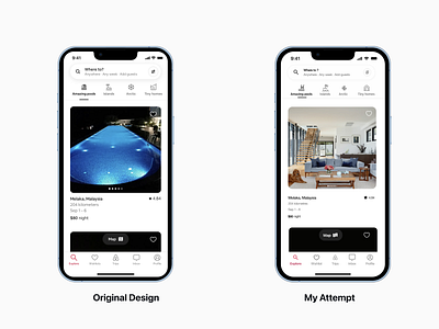 Recreating Screens - Airbnb Edition 🏠 app design ui