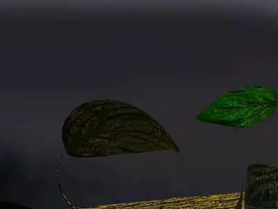 Emotional moment by tree 3d animation film green hand imotional motion graphics old tree tree animation young