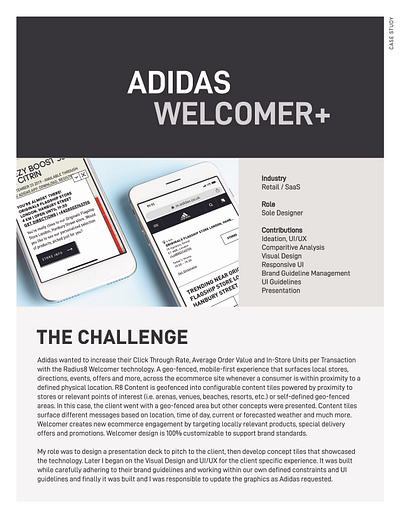 Adidas Case Study adidas case study graphic design ui ux