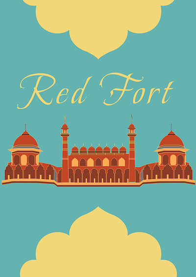 Red Fort branding graphic design