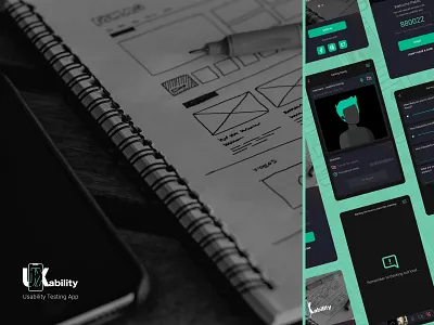 Usability Testing App - Case Study research strategy ui user flows ux