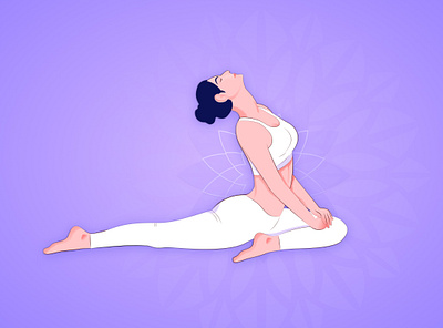 Yoga Women illustration yoga