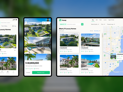 Housy - Luxury Real State App airbnb app design florida home homes house luxury miami platform ui ux