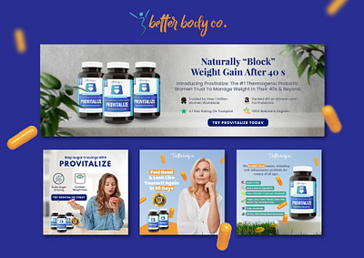 Web Banner & Instagram Post - Betterbody co. branding brochure company profile design feed graphic design illustration instagram logo ui